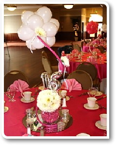 sweet 16 table decor